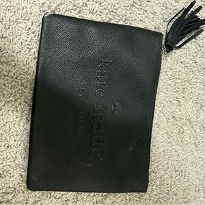 Kate Spade Black Toiletry Bag with Tassel